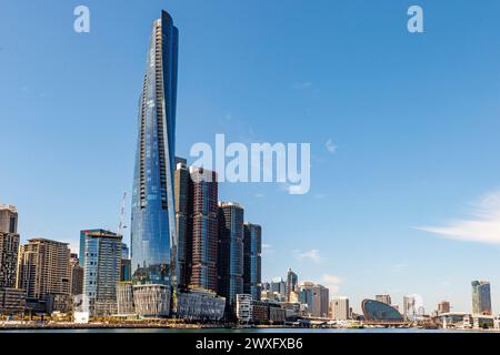 Crown Hotel and Casino, Darling Harbour, Sydney, Australien, Dienstag, März 2024. Foto: David Rowland / One-Image.com Stockfoto