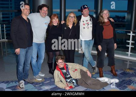 Vlas Parlapanides, Charley Parlapanides, Brooke Keesling, Alex Salyer, Monica Mitchell, Mike Hollingsworth und Amy Winfrey beim Monsters of Adult Animation Panel auf der WonderCon 2024 im Anaheim Convention Center. Anaheim, 30.03.2024 *** Vlas Parlapanides, Charley Parlapanides, Brooke Keesling, Alex Salyer, Monica Mitchell, Mike Hollingsworth und Amy Winfrey beim Monsters of Adult Animation Panel auf der WonderCon 2024 im Anaheim Convention Center Anaheim, 30 03 2024 Foto:xD.xStarbuckx/xFuturexImagex wondercon 4465 Stockfoto