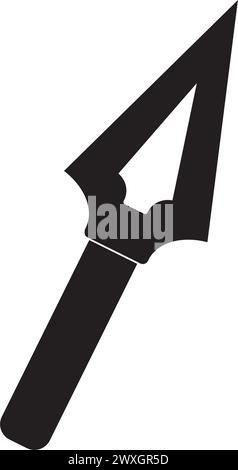 Spear Symbol Vektor Illustration Symbol Design Stock Vektor