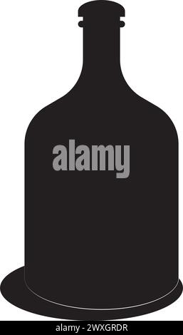 Bierflasche Icon Vektor Illustration Logo Design Stock Vektor