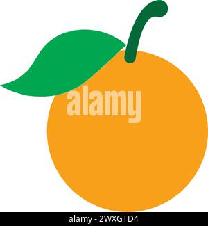Orangefarbenes Symbol Vektor-Illustration Symbol Design Stock Vektor