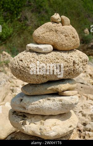 AiHelis Beach, Kefalonia, Griechenland Stockfoto