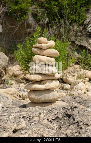 AiHelis Beach, Kefalonia, Griechenland Stockfoto