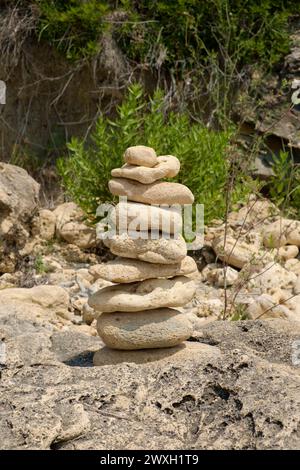 AiHelis Beach, Kefalonia, Griechenland Stockfoto