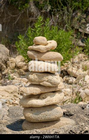 AiHelis Beach, Kefalonia, Griechenland Stockfoto
