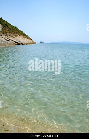 AiHelis Beach, Kefalonia, Griechenland Stockfoto