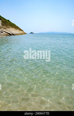 AiHelis Beach, Kefalonia, Griechenland Stockfoto