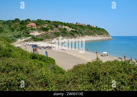 AiHelis Beach, Kefalonia, Griechenland Stockfoto
