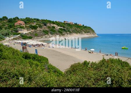 AiHelis Beach, Kefalonia, Griechenland Stockfoto
