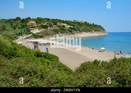 AiHelis Beach, Kefalonia, Griechenland Stockfoto