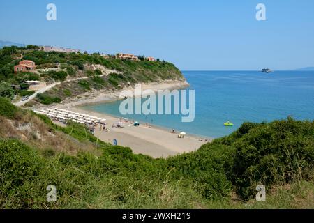AiHelis Beach, Kefalonia, Griechenland Stockfoto