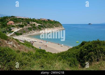 AiHelis Beach, Kefalonia, Griechenland Stockfoto