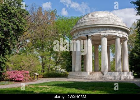 Washington, D.C. World war I Memorial for the Veterans of the District of Columbia. Stockfoto