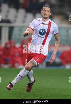 Turin, Italien. 30. März 2024. Milan Djuric von AC Monza während des Spiels der Serie A im Stadio Grande Torino, Turin. Der Bildnachweis sollte lauten: Jonathan Moscrop/Sportimage Credit: Sportimage Ltd/Alamy Live News Stockfoto