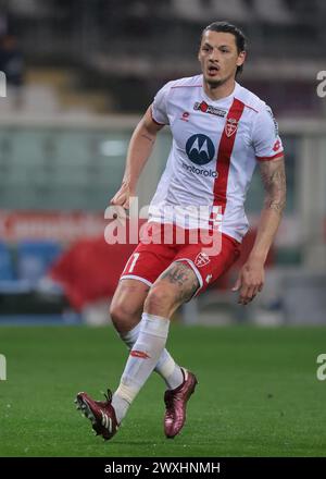 Turin, Italien. 30. März 2024. Milan Djuric von AC Monza während des Spiels der Serie A im Stadio Grande Torino, Turin. Der Bildnachweis sollte lauten: Jonathan Moscrop/Sportimage Credit: Sportimage Ltd/Alamy Live News Stockfoto