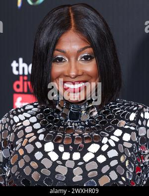 BEVERLY HILLS, LOS ANGELES, KALIFORNIEN, USA - MÄRZ 30: Kendra G kommt zu den 10. Jährlichen Truth Awards 2024, die am 30. März 2024 im Beverly Hilton Hotel in Beverly Hills, Los Angeles, Kalifornien, USA, stattfanden. (Foto: Xavier Collin/Image Press Agency) Stockfoto