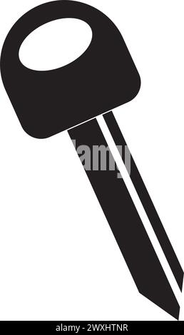 Autoschlüssel-Symbol, Vektordarstellung einfaches Design. Stock Vektor