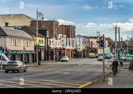 Finglas Village, Dublin, Irland Stockfoto
