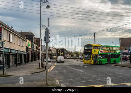 Finglas Village, Dublin, Irland Stockfoto