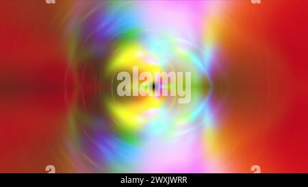 Energie mit Licht umkreisen. Computergeneriertes 3D-Rendering Stockfoto