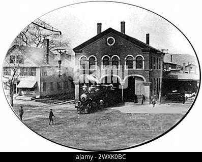 Cheshire Railroad Station in Keene, NH, USA Stockfoto