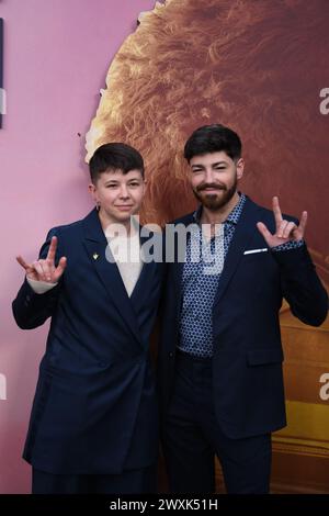 Hollywood, Kalifornien, USA 25. März 2024 Warner Bros. Pictures and Legendary Pictures präsentiert die Weltpremiere von Godzilla X Kong The New Empire im TCL Chinese Theatre am 25. März 2024 in Hollywood, Kalifornien, USA. Foto: Barry King/Alamy Stock Photo Stockfoto