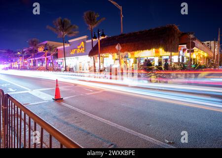 Fort Lauderdale, FL, USA - 30. März 2024: The Drunken Taco Fort Lauderdale Beach FL Stockfoto