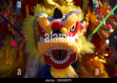 Foto von dragon Spielzeug für Kinder in der chinesischen neue Jahr Stockfoto