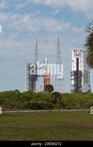 United Launch Alliance Delta IV Heavy Final Launch Stockfoto