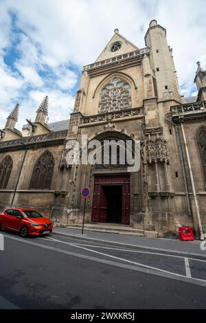 Die Kirche Saint-Germain l'Auxerrois in Paris, Frankreich Stockfoto