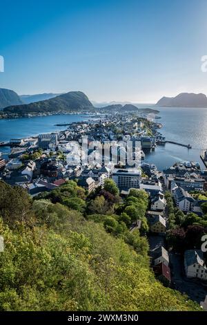 Ålesund en Norvège Stockfoto