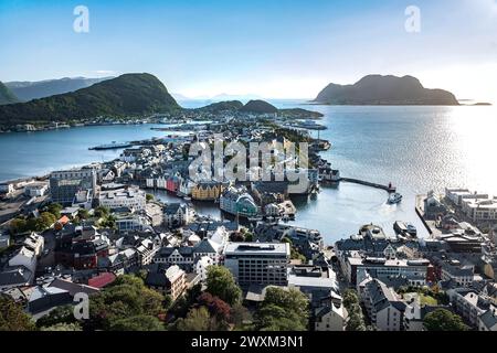 Ålesund en Norvège Stockfoto