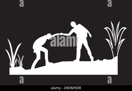 Freundschaftssymbol Vektor Illustration Symbol Design Stock Vektor