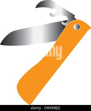Penknife Symbol Vektordarstellung Symboldesign Stock Vektor