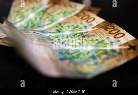 Geldnoten in Schweizer Franken SFr. Symbolbild. Geldnoten in Schweizer Franken SFr. Symbolbild. Zürich Zürich Schweiz *** Geldscheine in Schweizer Franken SFr Symbol Bild Geldscheine in Schweizer Franken SFr Symbol Bild Zürich Schweiz Stockfoto