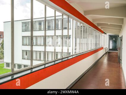 Dessau, Sachsen-Anhalt, Bauhaus, Architektur, Gropius, Design Stockfoto