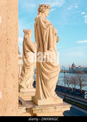 Schlosspark Basar, Budapest, Ungarn Stockfoto