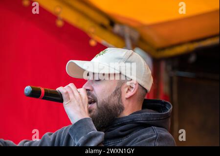 Insayno Beim Internationalen Tag Gegen Rassismus Und Diskriminierung Vom 21. März In Amsterdam, Niederlande, 23-3-2024 Stockfoto