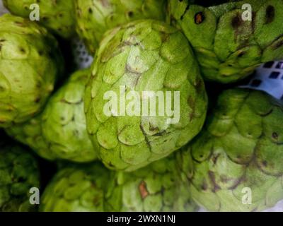 Charimoya (annona cherimola) aus dem peruanischen Amazonasgebiet ist auch als Annona bekannt Stockfoto