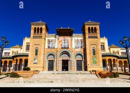 Museum der Populären Künste und Traditionen (Museo de Artes y Costumbres Populares de Sevilla), Parque de María Luisa, Sevilla, Andalusien, Spanien Stockfoto