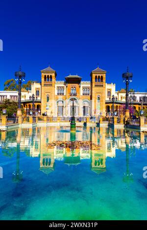 Museum der Populären Künste und Traditionen (Museo de Artes y Costumbres Populares de Sevilla), Parque de María Luisa, Sevilla, Andalusien, Spanien Stockfoto