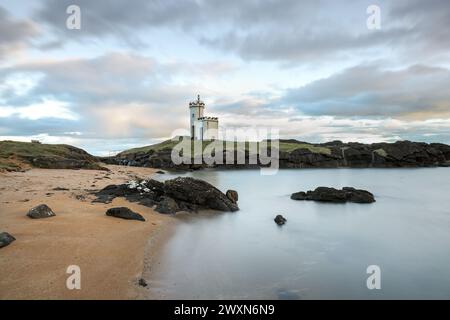 Elie Ness Lighthouse, Ruby Bay, Elie, Fife, Schottland, UK Stockfoto
