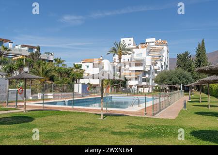 Hochwertige Apartments an der Costa Del sol in Estepona Stockfoto