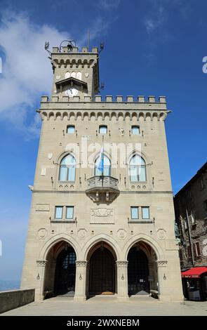 Palazzo Pubblico in San Marino Stockfoto