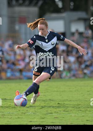 Lilyfield, Australien. 31. März 2024. Beatrice Southby Goad des Melbourne Victory FC wird während des Spiels der Liberty A-League 2023-24 in der Runde 22 zwischen Sydney FC und Melbourne Victory im Leichhardt Oval in Aktion gesehen. Endstand Sydney FC 0:4 Melbourne Victory FC. (Foto: Luis Veniegra/SOPA Images/SIPA USA) Credit: SIPA USA/Alamy Live News Stockfoto