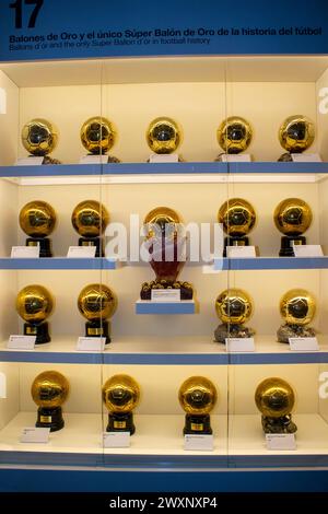 Real Madrid Museum im neuen Santiago Bernabeu Stadion. Januar 2024 Stockfoto