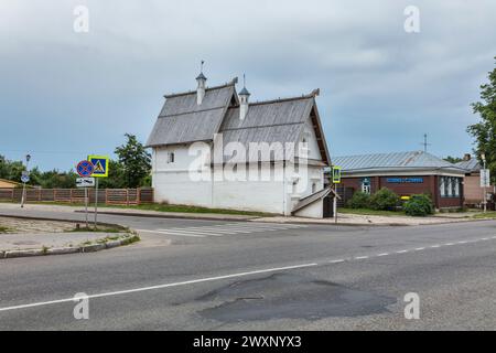 Haus aus dem 17. Jahrhundert, Suzdal, Region Wladimir, Russland Stockfoto