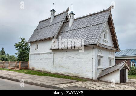 Haus aus dem 17. Jahrhundert, Suzdal, Region Wladimir, Russland Stockfoto