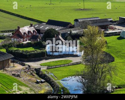 Lyth Hill - in der Nähe von Shrewsbury in Shropshire Stockfoto