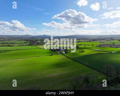 Lyth Hill - in der Nähe von Shrewsbury in Shropshire Stockfoto